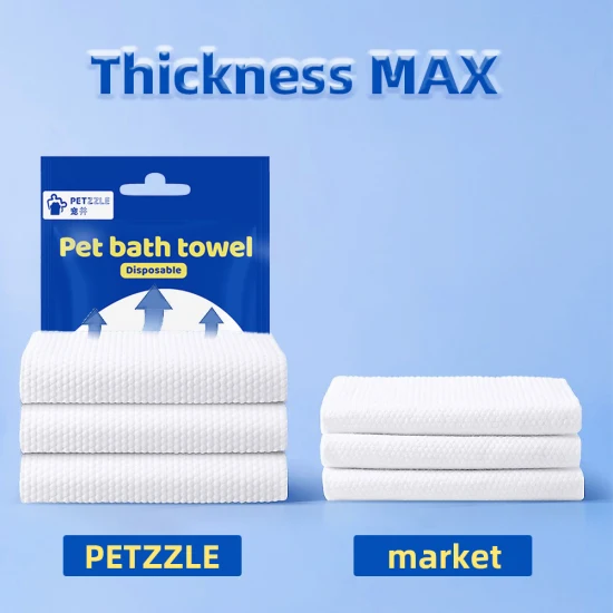 Toallitas de limpieza de baño de tela no tejida para mascotas Travle Pet Products