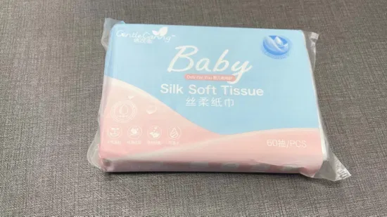 Toalla de algodón desechable tejido facial suave para bebé