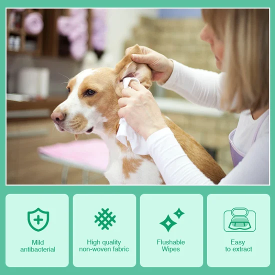 Toallitas de limpieza dental para mascotas, sin cepillado, toallitas limpias para dientes, para perros, gatos, animales